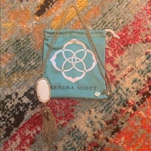 Kendra Scott white Rayne necklace